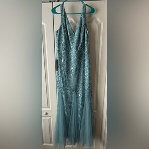 NWT Ever-Pretty Women's Sleeveless V Neck Mermaid Sequin Ball Gown Size 12